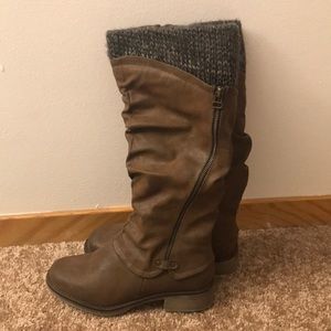 Muk Luk knee high boots